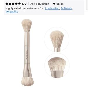 Patrick TA Dual-Ended Precision Blush Brush - retail $40 Excellent!